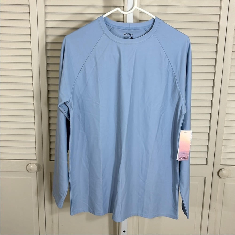 Mott50 Light Blue Men's Swim Shirt